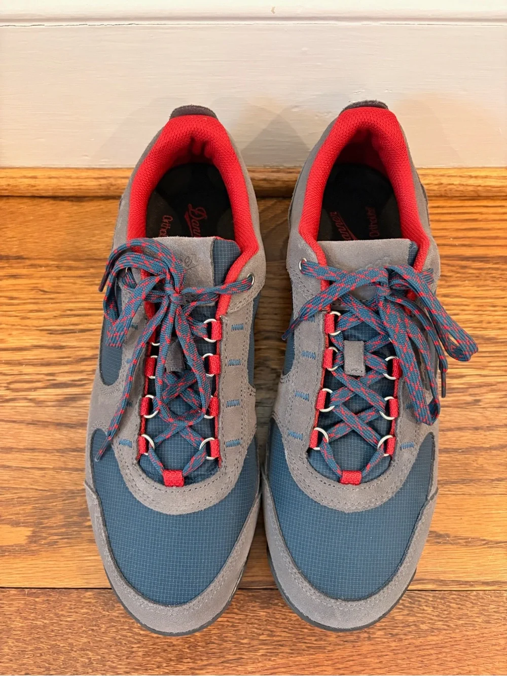 Danner Men’s Black and Red Trail Sneakers